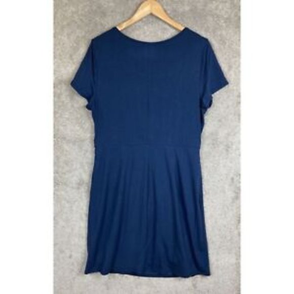 DKNY Dress Womens Extra Large Short Sleeve Stretch Pullover Lined Shift- 8057 - Picture 2 of 12